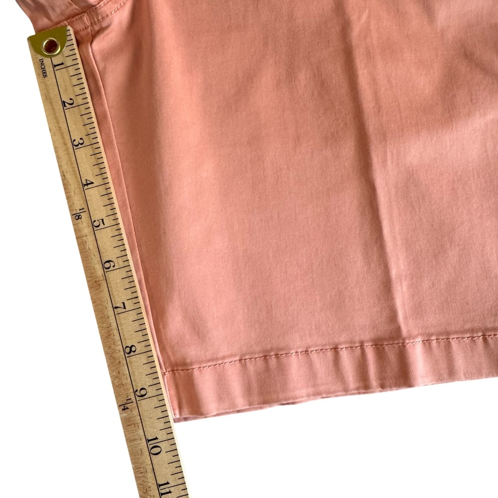 Tommy Bahama 36x9.5 Coral Orange Cotton Blend Flat Front Stretch Men's Shorts - Picture 9 of 9